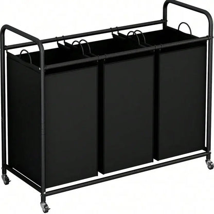 Laundry Sorting Cart for Laundry Room Organization