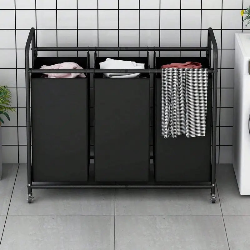 Laundry Sorting Cart for Laundry Room Organization