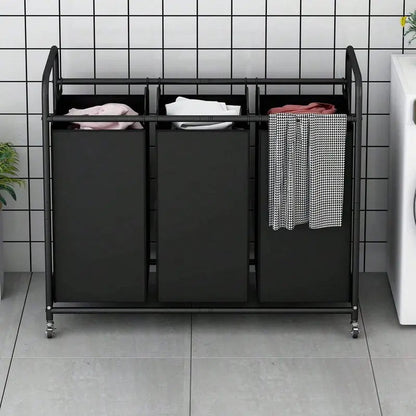 Laundry Sorting Cart for Laundry Room Organization
