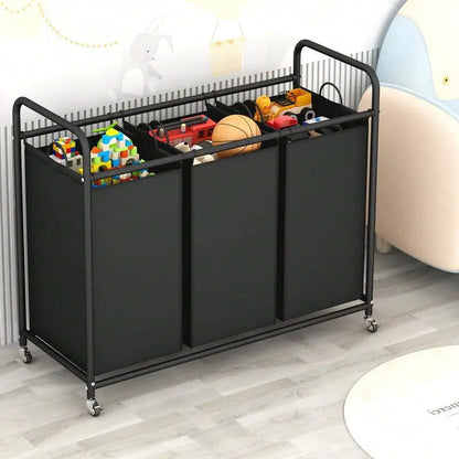 Laundry Sorting Cart for Laundry Room Organization